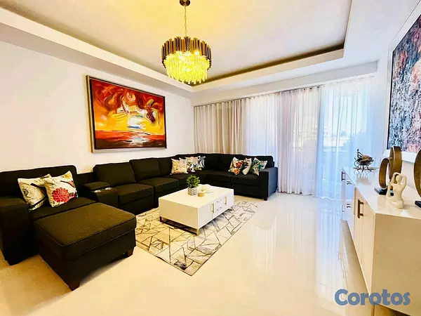 apartamentos - Apartamento Amueblado en El Millon 15