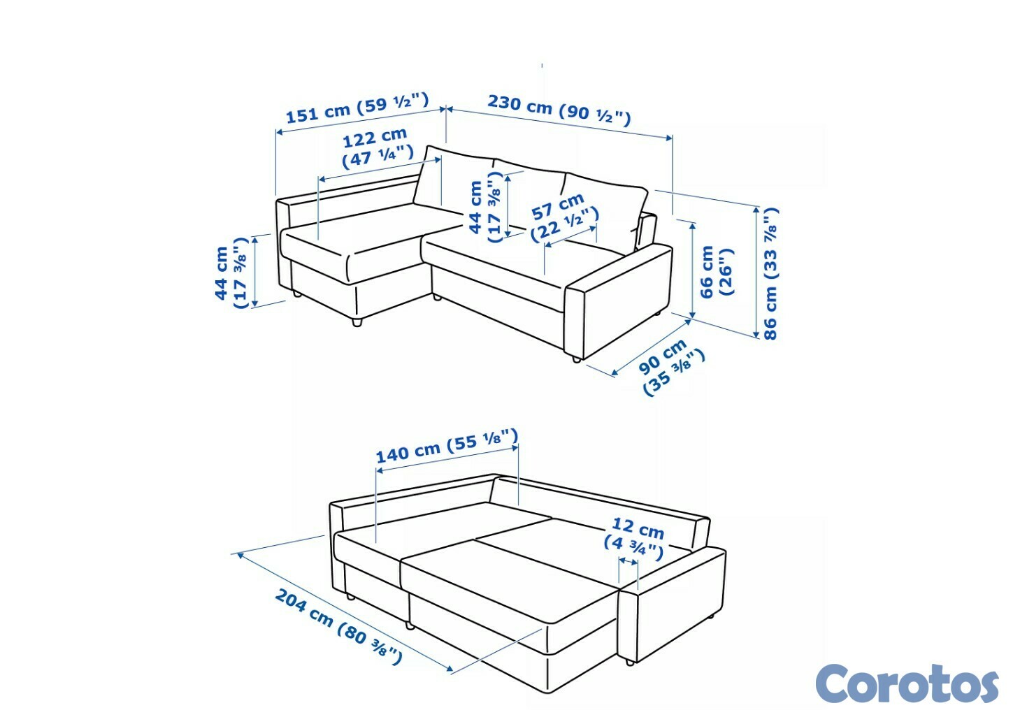 muebles y colchones - Sofa Cama IKEA 4
