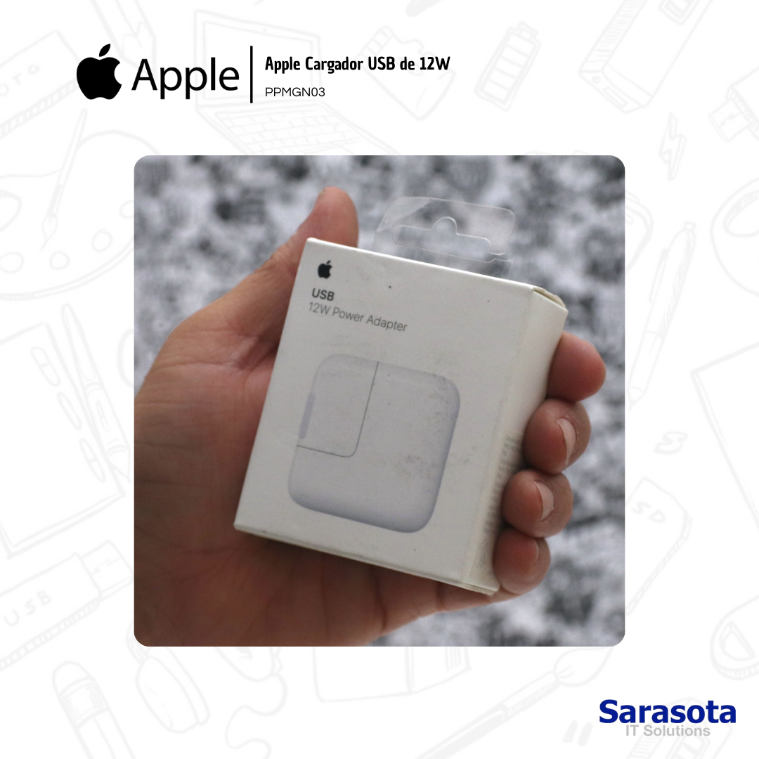 accesorios para electronica -  Adaptador fuente de corriente USB de 12W de Apple 1