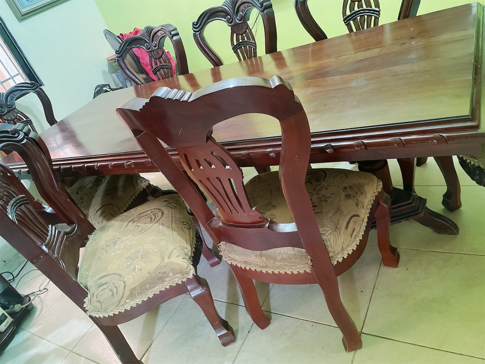 muebles y colchones - Comedor de 8 sillas NEGOCIABLE 