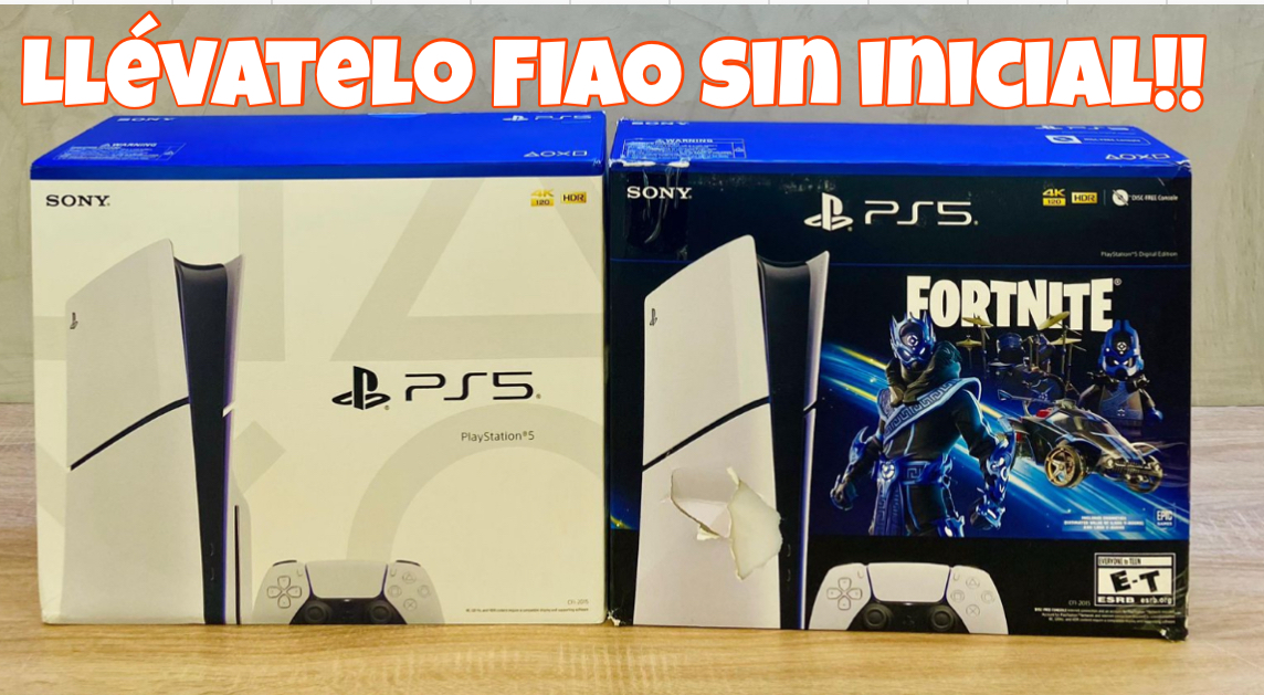 consolas y videojuegos - Ps5 digital y Disco financiados sin inicial 