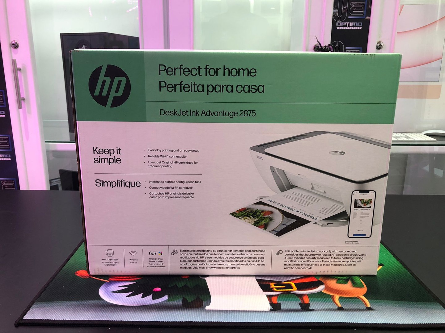 impresoras y scanners - Impresora Multifunción a wifi y Bluetooth HP 2875 Todo en 1, Nueva y Sellada 1