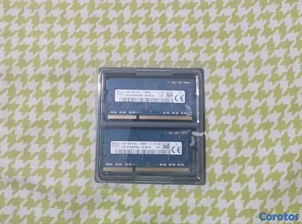 computadoras y laptops - Memorias Rams para laptop 4 GB DDR3L  3