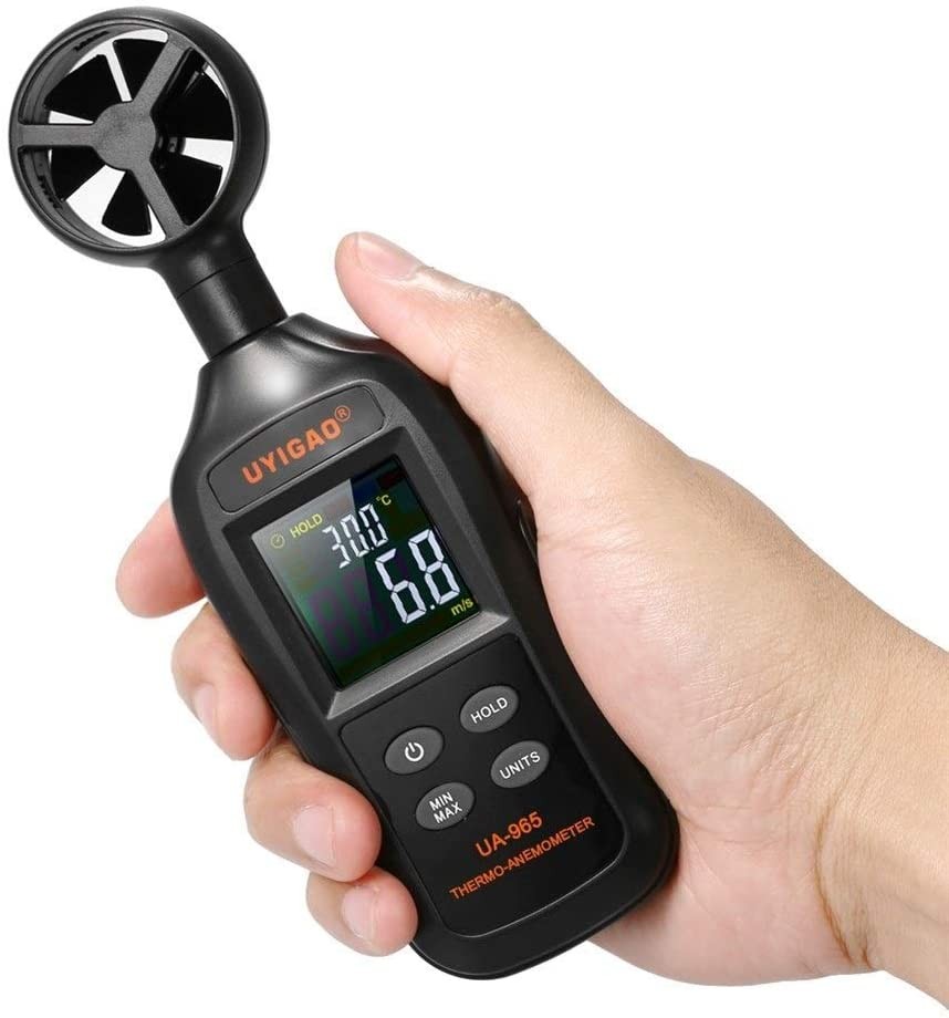 accesorios para electronica - Anemometro medidor de la velocidad del viento digital medidor 1