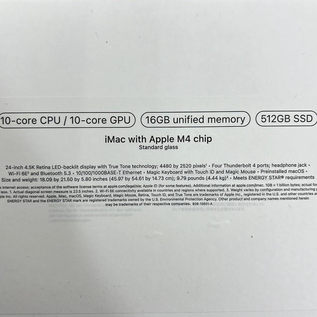 computadoras y laptops - IMAC M4 512GB 16 2024 SELLADAS  OFERTA 🔥‼️ 1