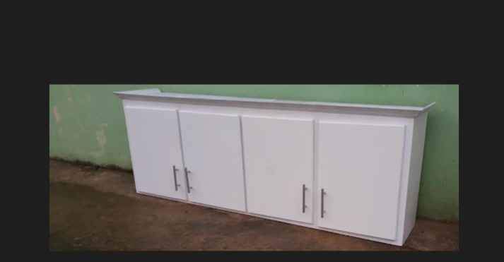 cocina - Gabinete superior blanco de cocina 