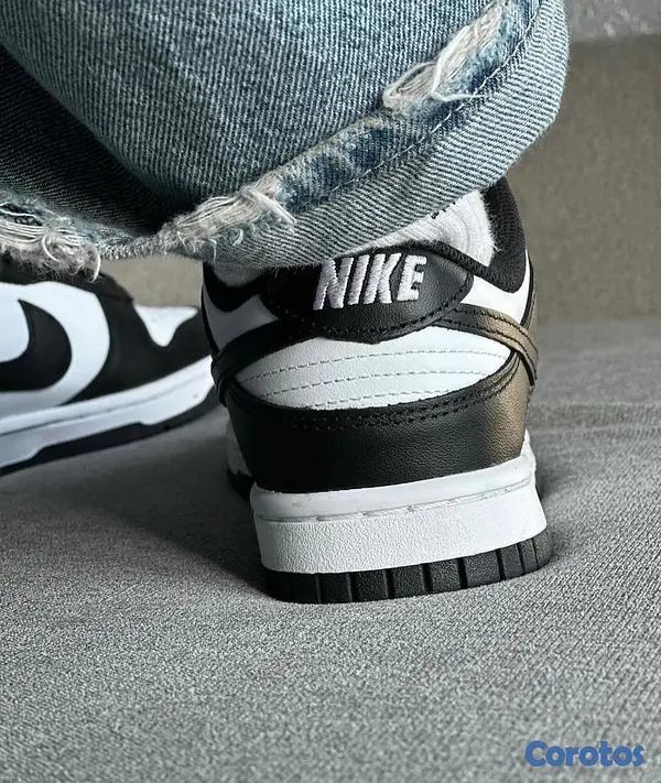 zapatos unisex - Tenis Teni Nike Dunk Low Retro Panda Black White Original Originales Sneaker 🐼 4
