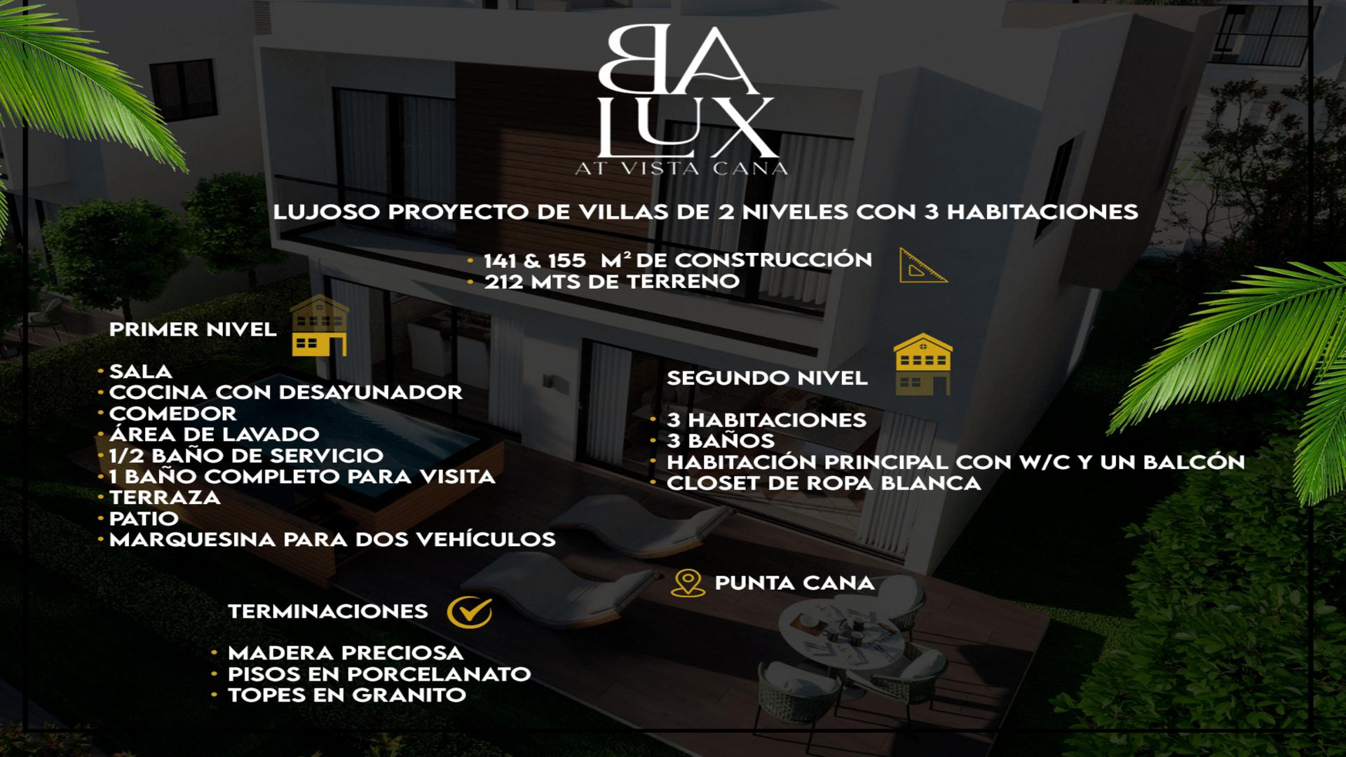 casas vacacionales y villas - VILLAS EN VENTA EN PUNTA CANA - REPUBLICA DOMINICANA