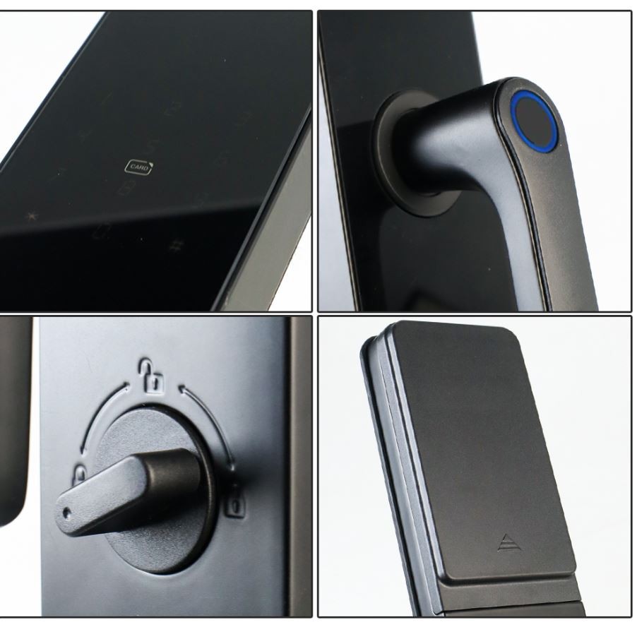 otros electronicos - Cerradura smart para puerta con huella digitalcon app  2