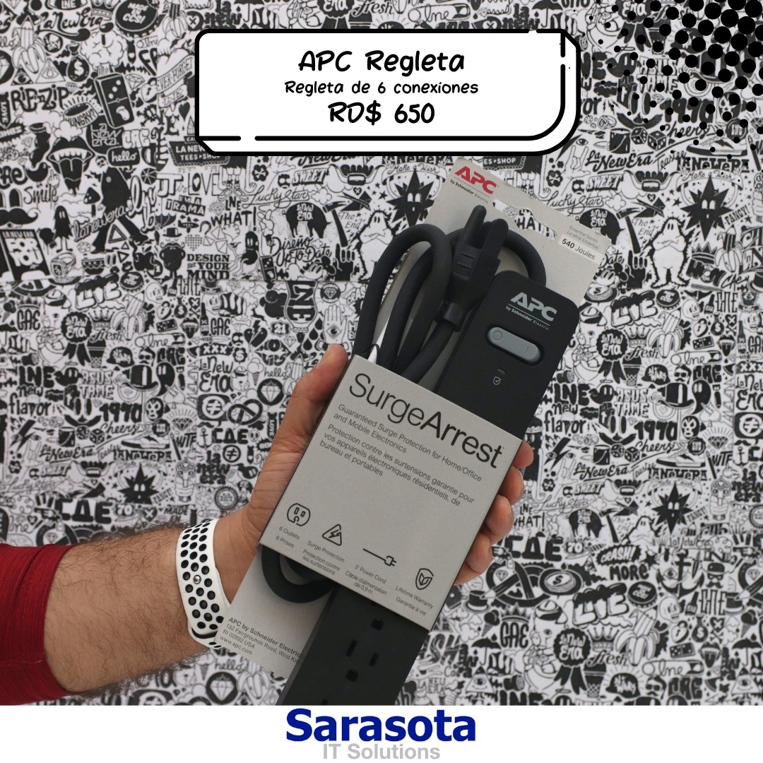 accesorios para electronica - APC Regleta de 6 tomas modelo PE63 (Somos Sarasota) 0