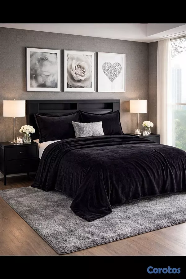 decoración y accesorios - juego de frisas suave para cama de 60 3