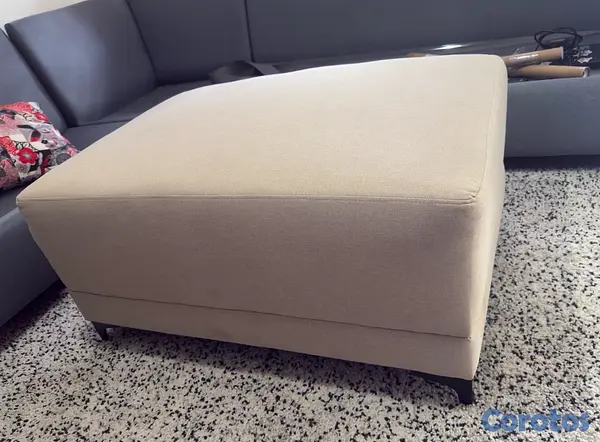 muebles y colchones - Bello Otoman crema  2