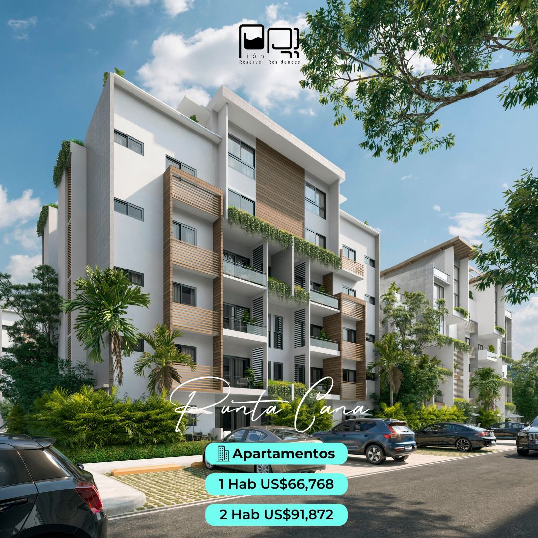 apartamentos - Venta de apartamentos en Bavaro punta cana complejo turístico con piscina 1