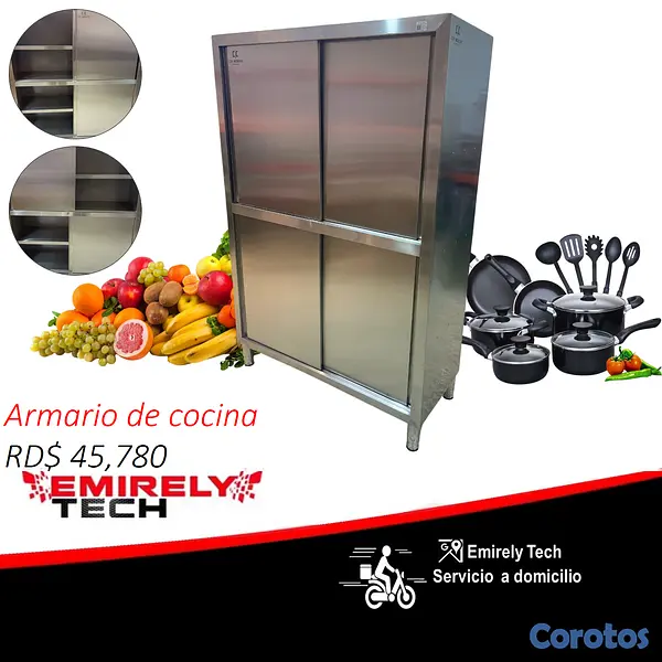equipos profesionales - Gabinete tipo armario de cocina industrial 1