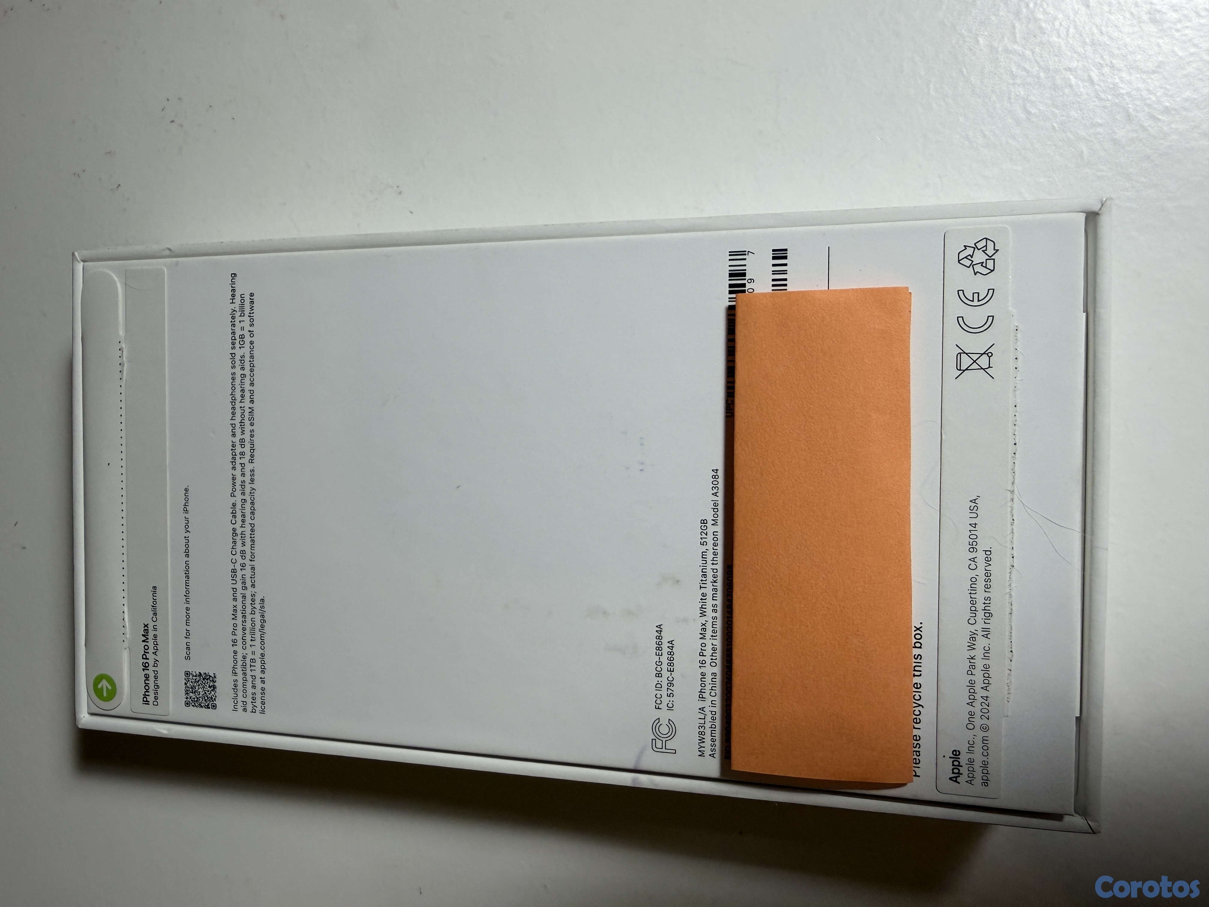 celulares y tabletas - iPhone 16 Pro Max 512gb 7