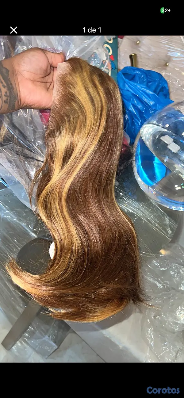 salud y belleza - peluca de 16 pulgadas nueva  2