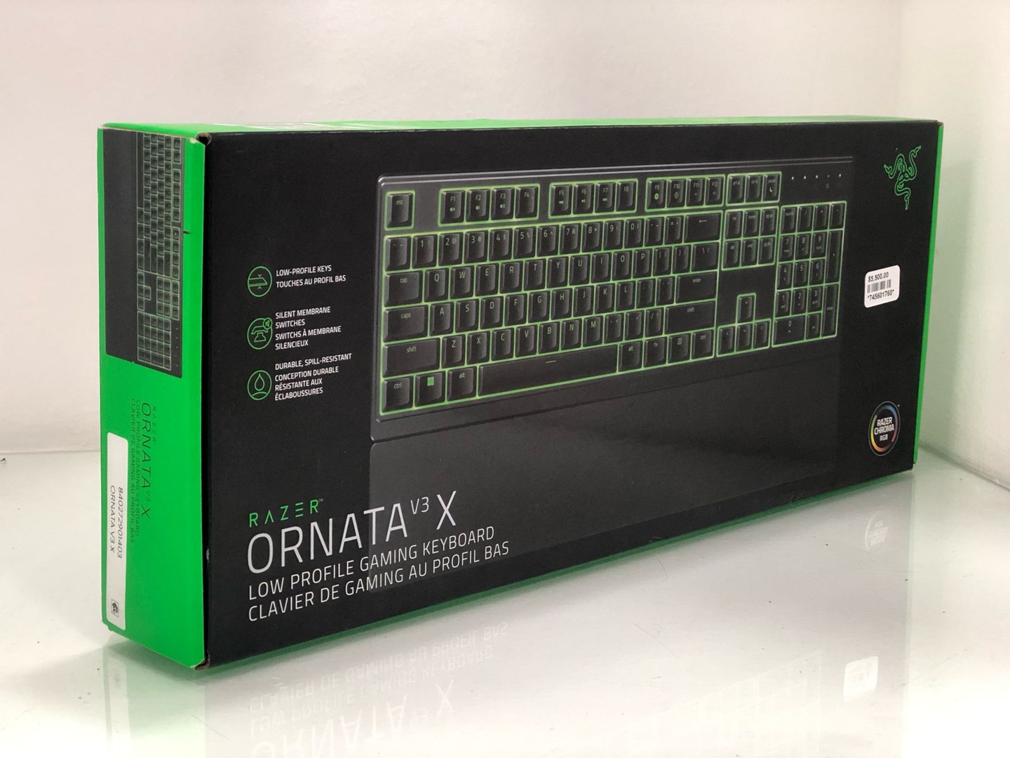 computadoras y laptops - Disponible Teclado Gaming Mecanico Razer Ornata V3X RGB Con repoza muñeca 3