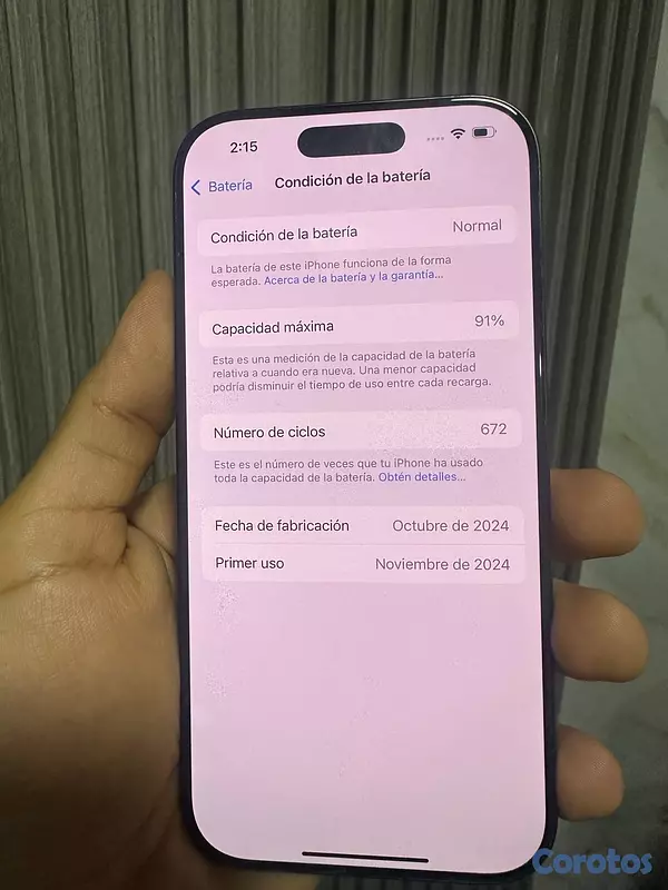 celulares y tabletas - iPhone 16 Pro 128GB – Gris Titanio | Factory 3