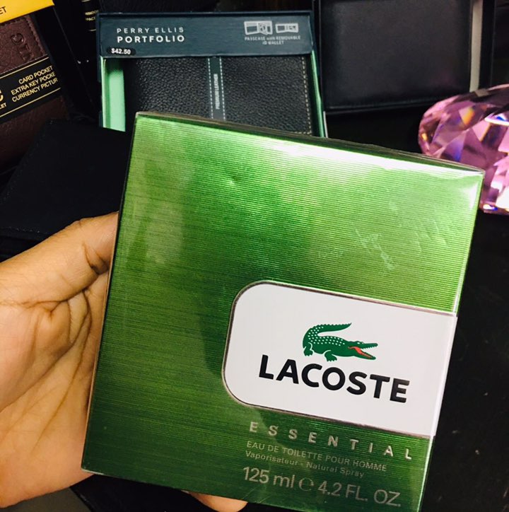 salud y belleza - Perfume Lacoste Essential original. 75 ml. AL POR MAYOR Y AL DETALLE