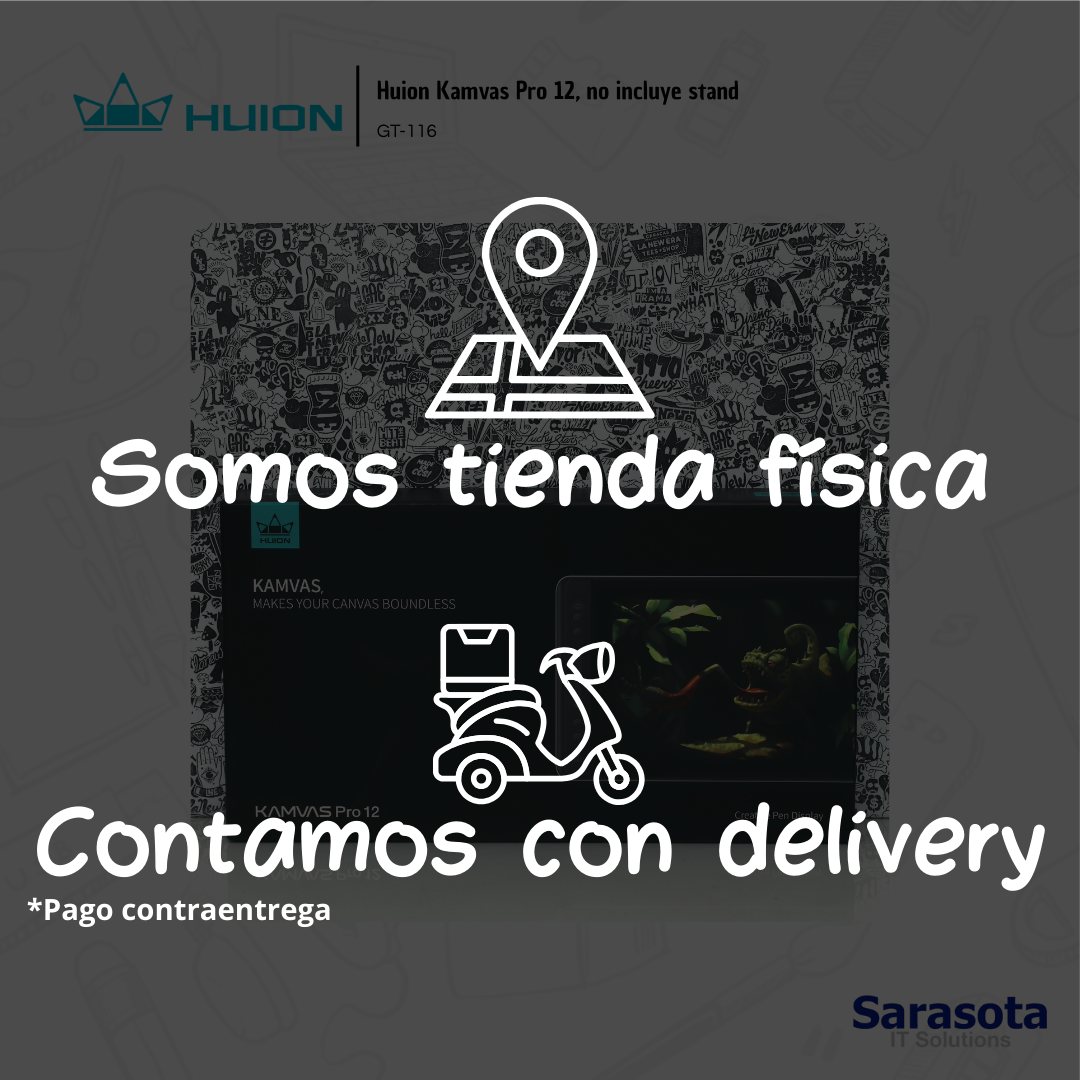 accesorios para electronica - Huion Kamvas Pro 12 Pen Display GT-116, sin stand 3