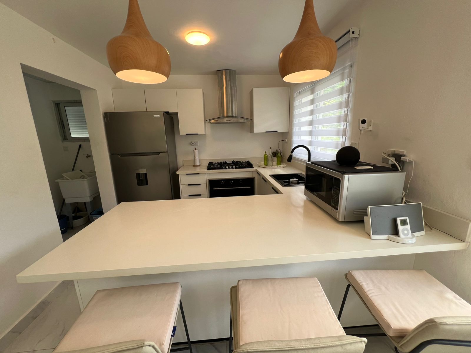 casas vacacionales y villas - Villa Duplex en Playa Nueva Romana de 2 hab 1