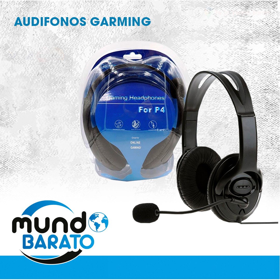 consolas y videojuegos - Audifonos con Microfono Auriculares ps4 celular pc Gaming Gamer 0