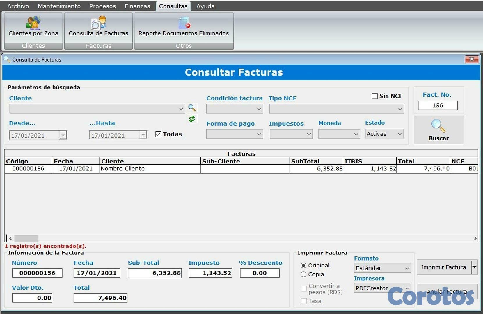 servicios profesionales - Programa (Software) de Facturación punto de venta 7