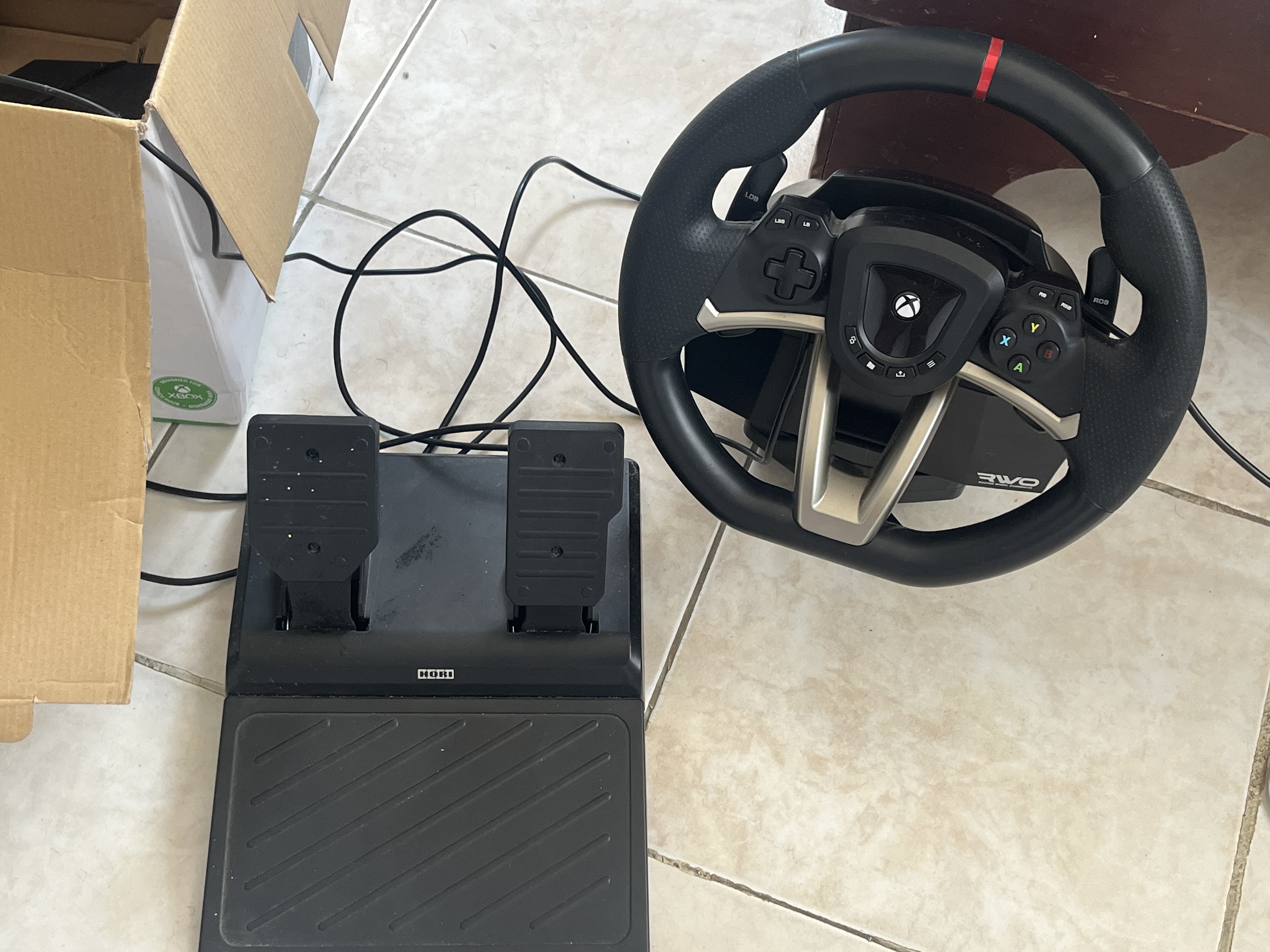 consolas y videojuegos - Volante HORI WHEEELS Xbox  3
