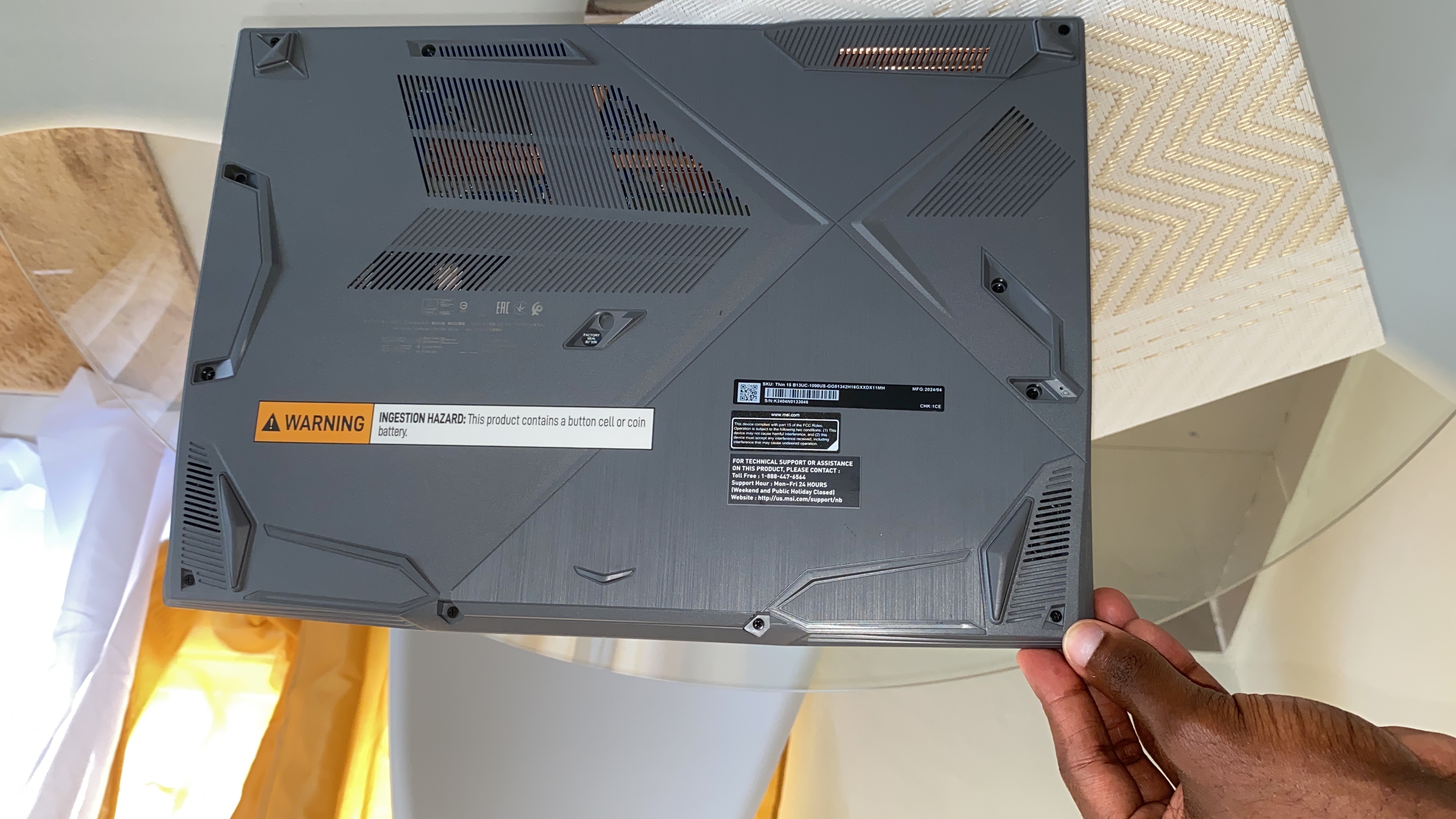 computadoras y laptops - Vendo Laptop  endgame msi thin 15 b13uc
 2