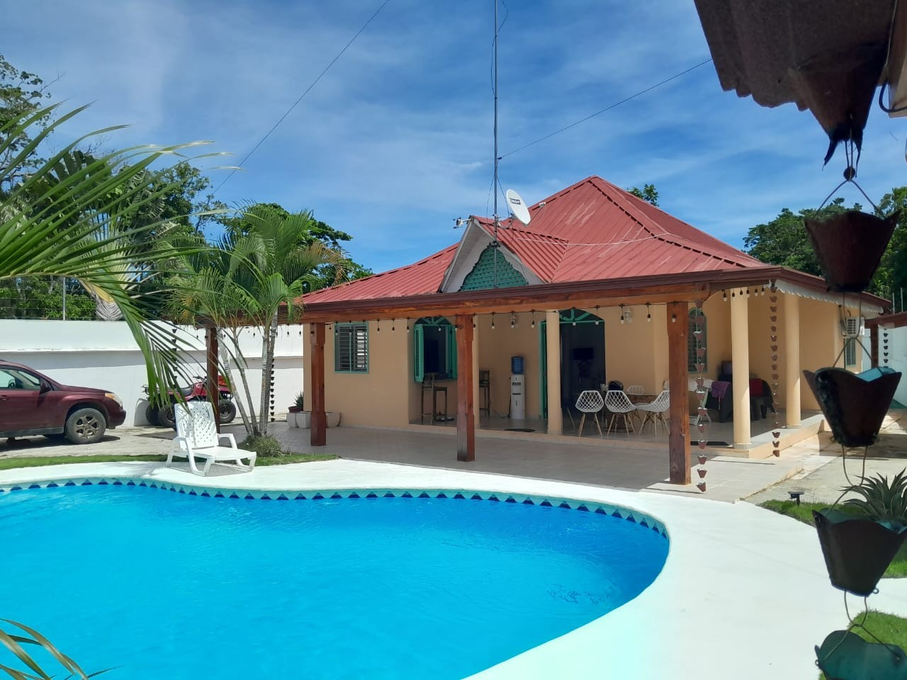 casas vacacionales y villas - Splendida villa  con piscina a El Limon -Las Terrenas