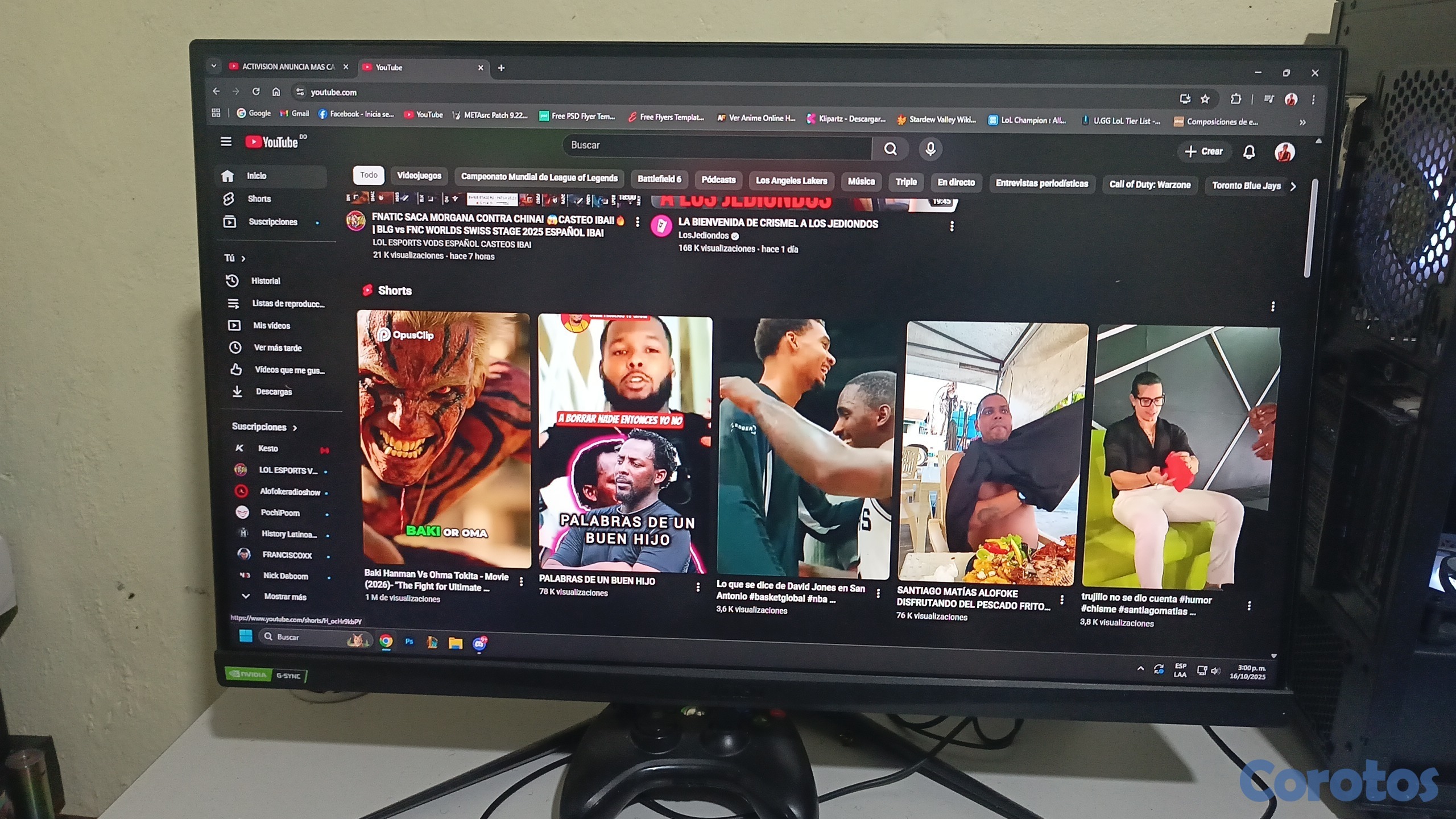 computadoras y laptops - Monitor MSI 27 Pulgadas 165hz IPS 2