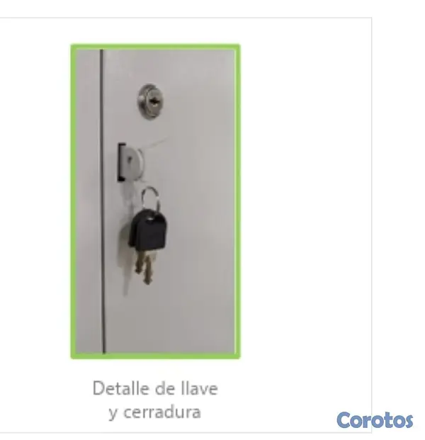 muebles y colchones - Locker metálico nuevo  4 puertas $10000 2