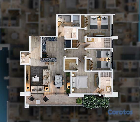 apartamentos - Apartamentos Elegante y Vanguardista en Serralles 7