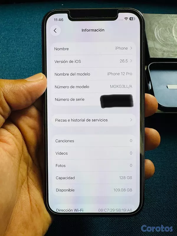 celulares y tabletas - Vendo iPhone 12 Pro 128GB Usado 2