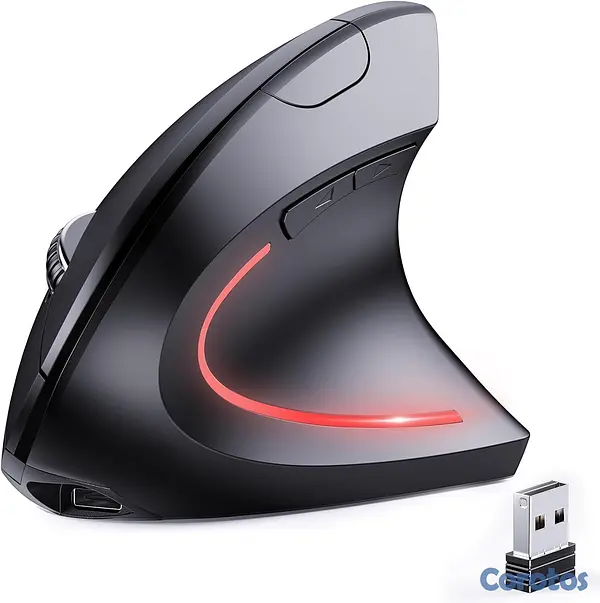 computadoras y laptops - Mouse Vertical Ergonómico Inalámbrico Recargable D 6