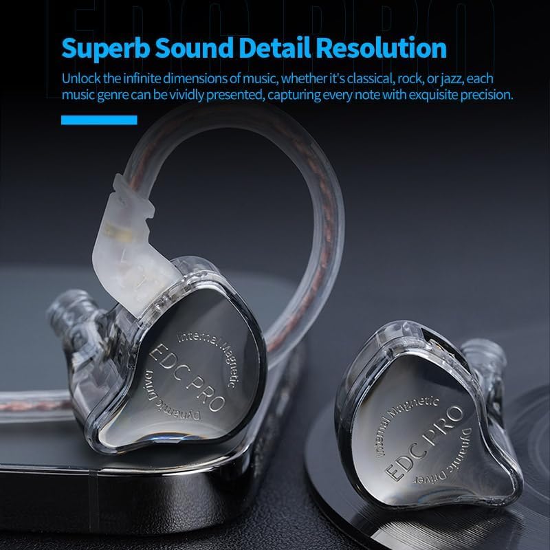 camaras y audio - KZ EDC PRO auriculares con cable In Ear Monitor 4