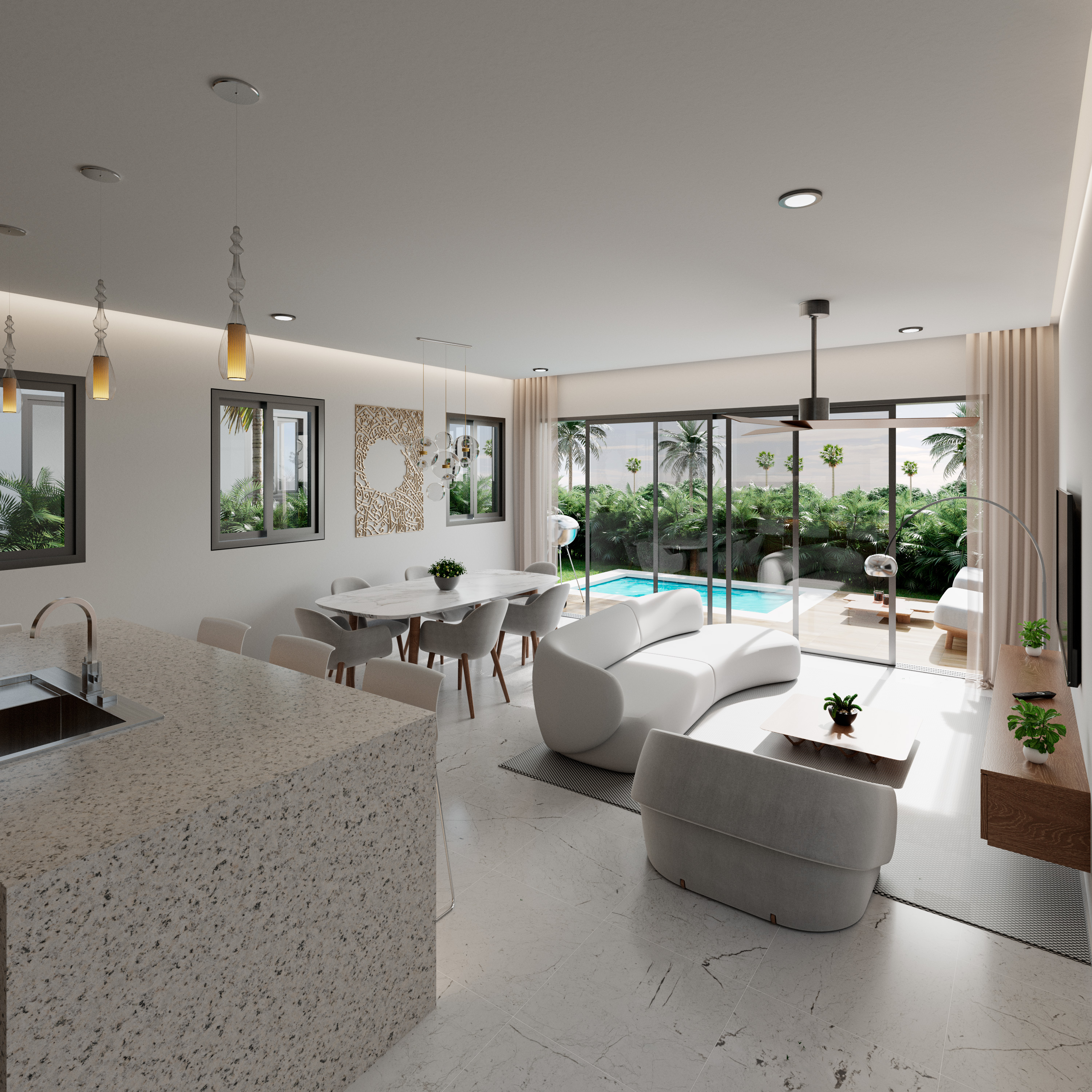 casas vacacionales y villas - Primaveral IV Venta de villas en Punta Cana 4