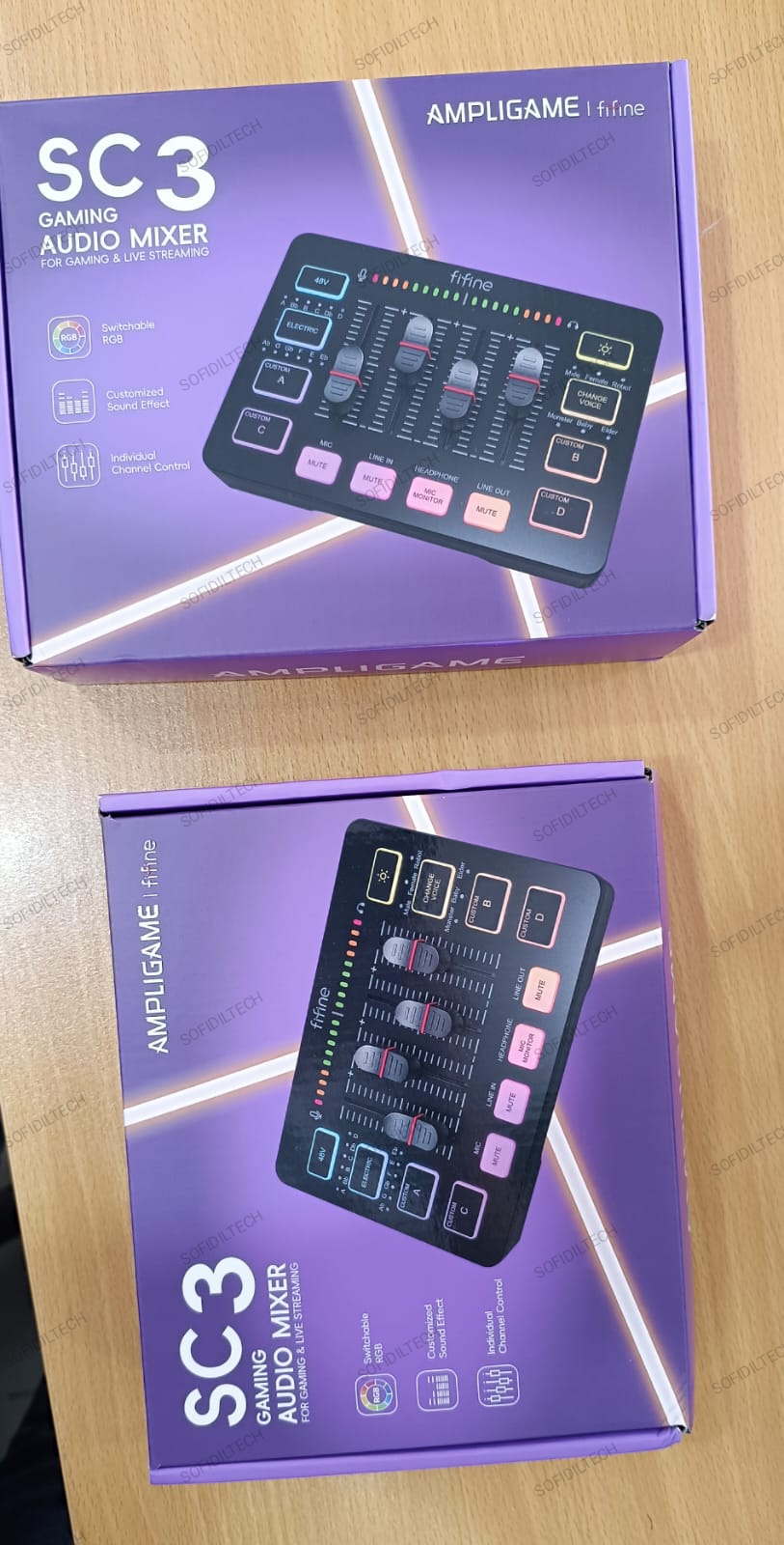 otros electronicos - Tarjeta de audio Fifine mixer  2