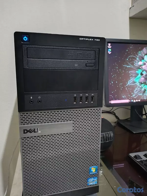 computadoras y laptops - computadora i7 ,8gb de ram 500gb de almacenamiento hdd, Windows 10 pro ✅  4