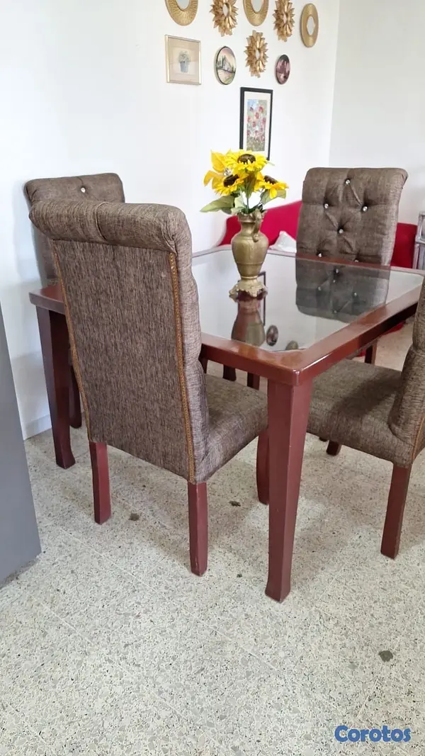 muebles y colchones - Comedor de 4 sillas  2