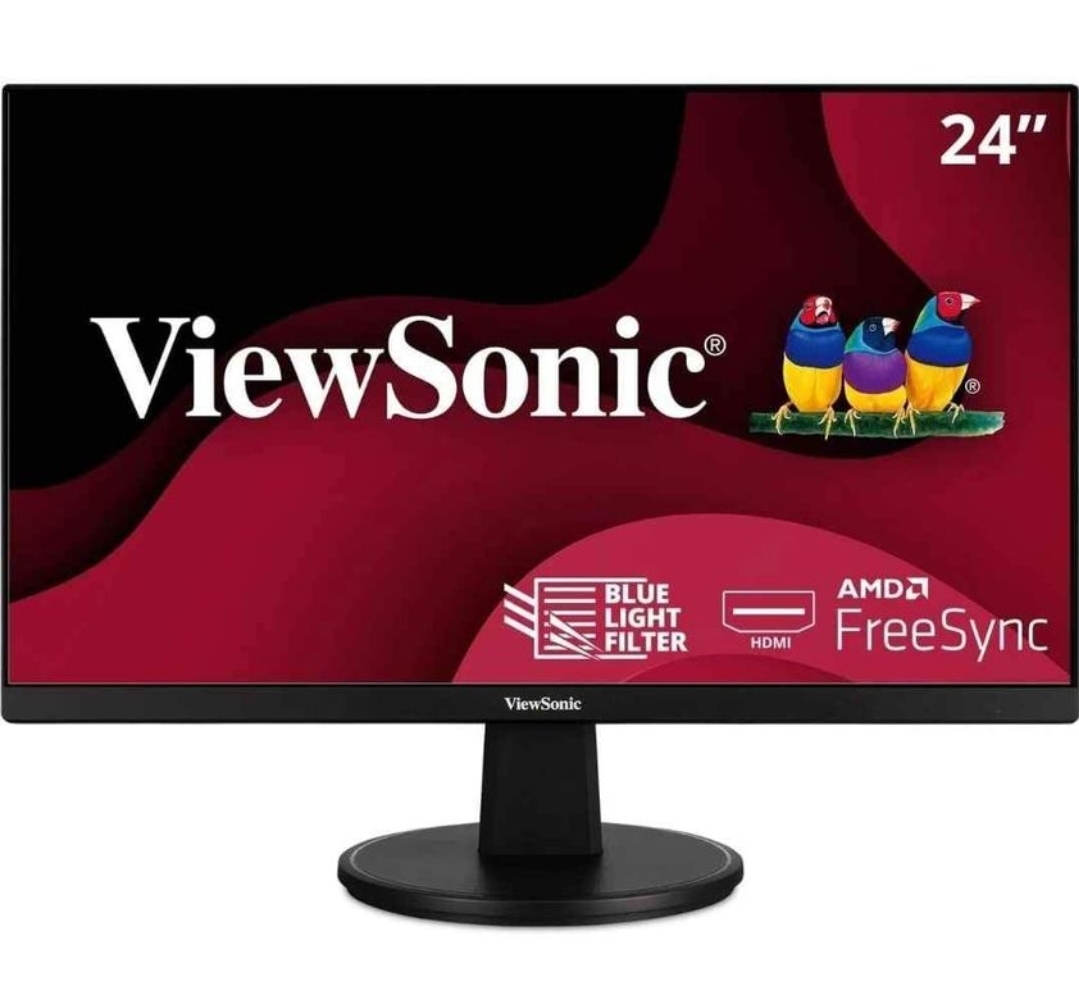 computadoras y laptops - PC AMD y Monitor 24" 16GB DDR4 Corsair RGB 1TB NVME 550w Gold Case 6 fan ARGB 2
