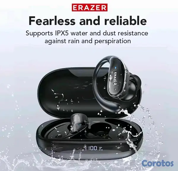 accesorios para electronica - Bluetooth Erazer  XT80 Pro con IA y traductor de idioma inteligente. 9