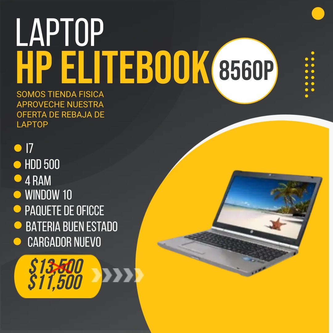 computadoras y laptops - HP ELITEBOOK 8560P