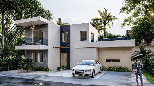 casas - Villas de lujo de 2 habitaciones más 1 estudio en bávaro Punta cana 4