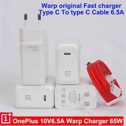 celulares y tabletas - cargador original para one plus 65W  0