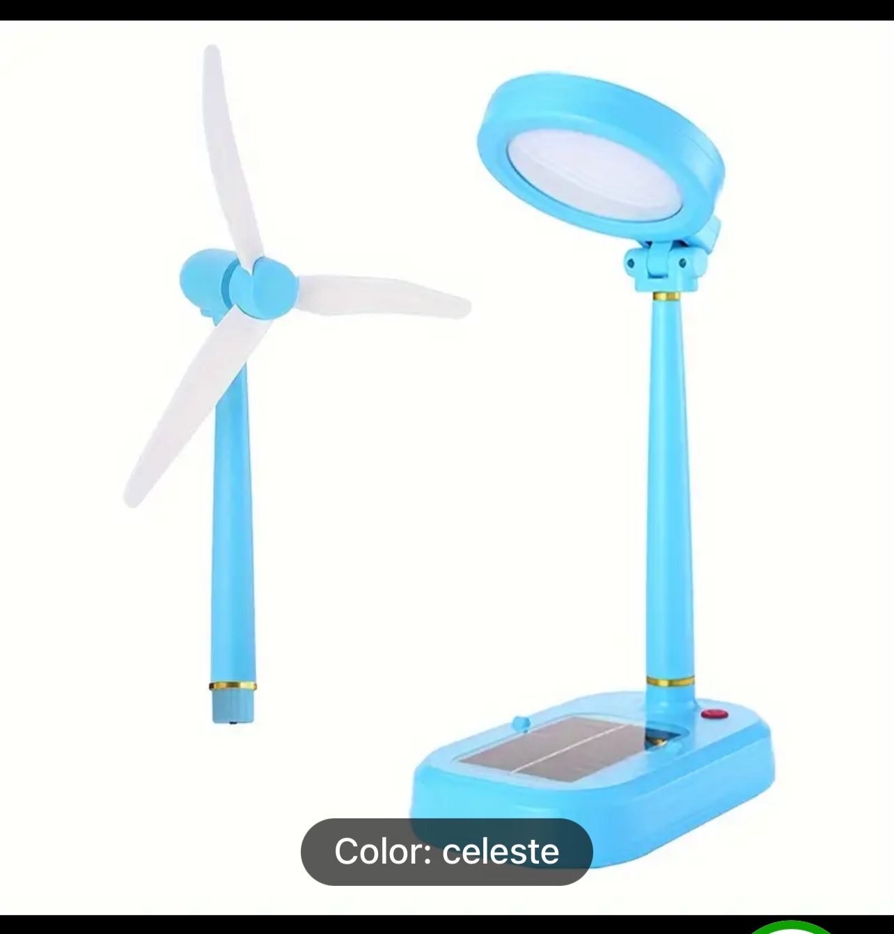 otros electronicos - Lámpara y ventilador portátil solar y recargable  0