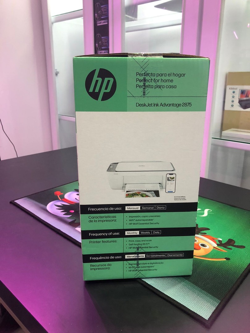 impresoras y scanners - Impresora Multifunción a wifi y Bluetooth HP 2875 Todo en 1, Nueva y Sellada 4