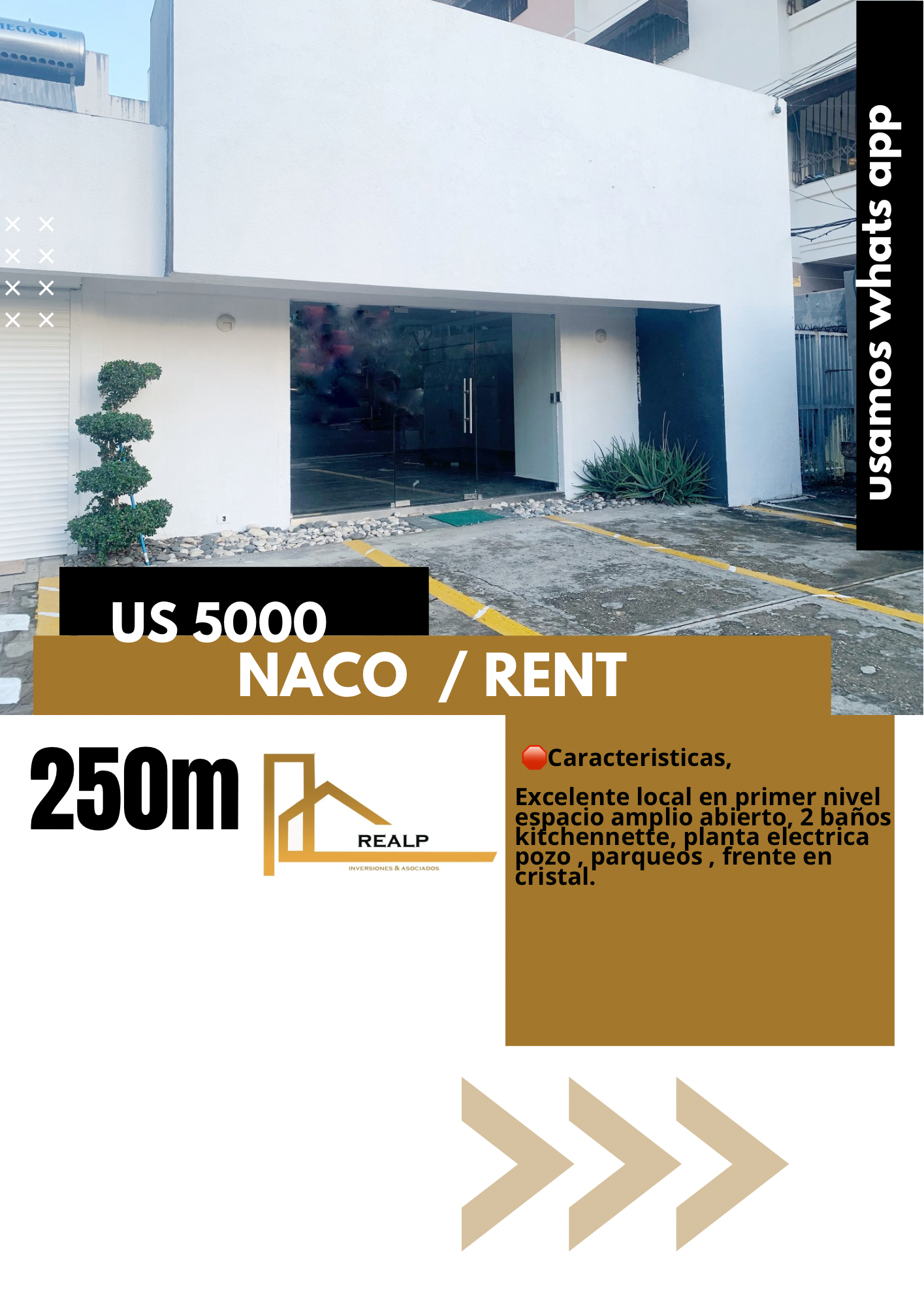 oficinas y locales comerciales - Local en Naco en primer nivel