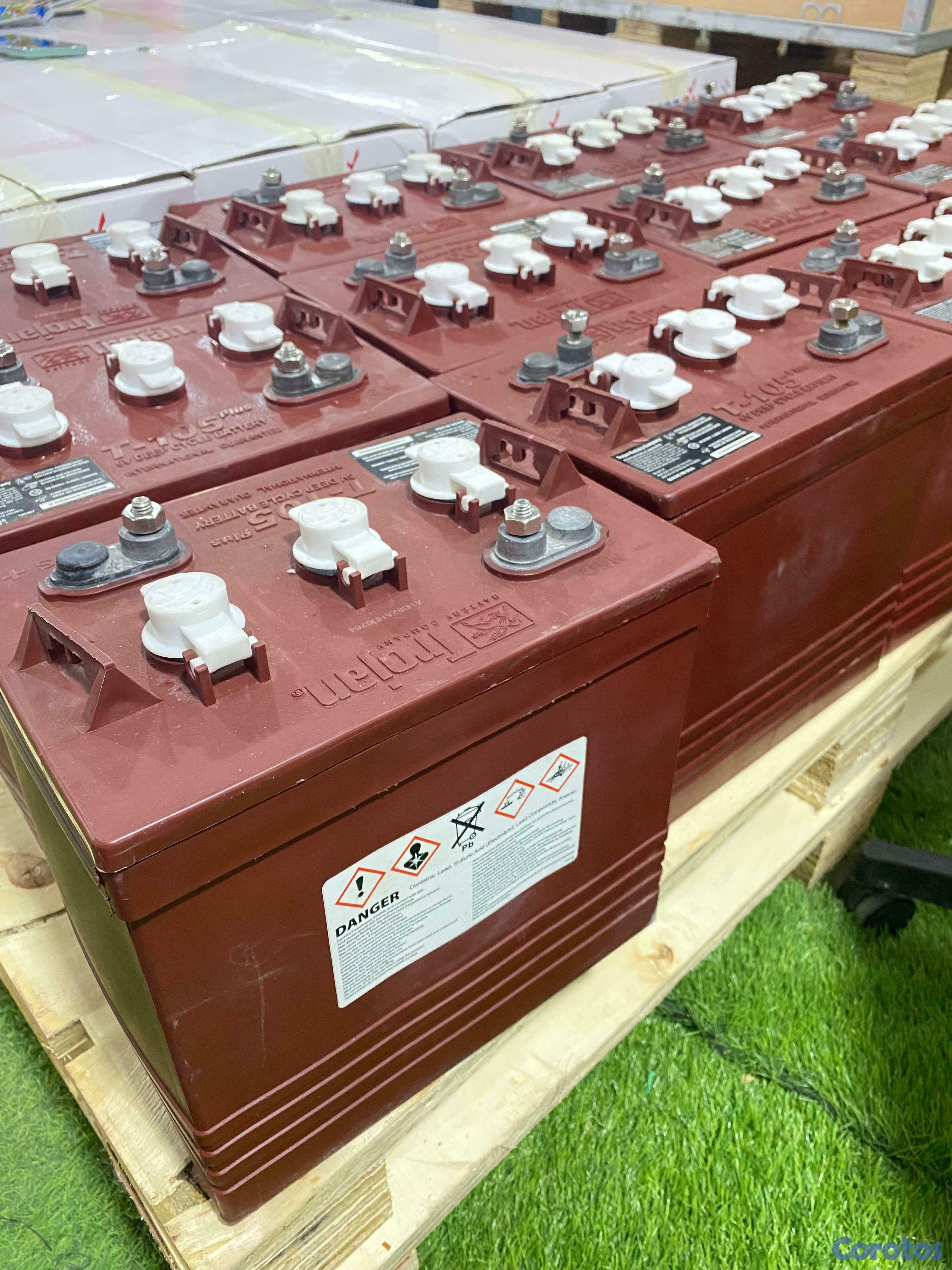 plantas e inversores - Baterías Trojan 6 Volt/ 225 AH disponible ✔️