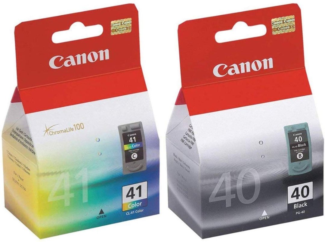 impresoras y scanners - CARTUCHOS CANON PG-40 CL-41 NEGRO Y COLOR TOTALMENTE ORIGINAL